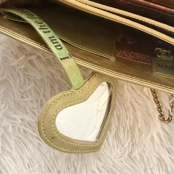 Juicy Couture 2004” Limited Edition Y2K Vintage Gold Leather Chain Bag – NWOT - Picture 6 of 15
